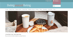 Desktop Screenshot of livingsweetliving.dk